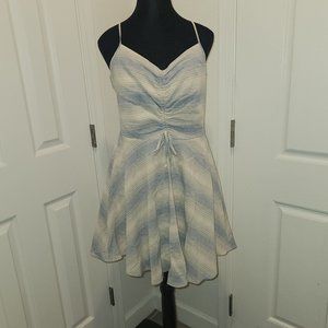 Trixxi Womens Juniors Striped Sleeveless Casual Dress